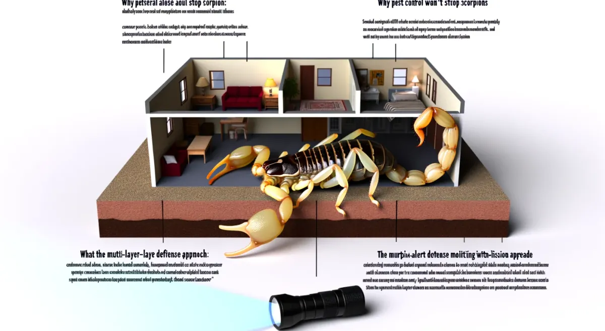 Por qué el control de plagas solo no detiene a los alacranes