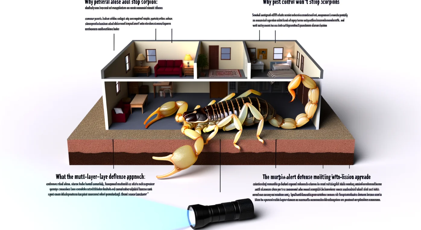 Why Pest Control Alone Won't Stop Scorpions