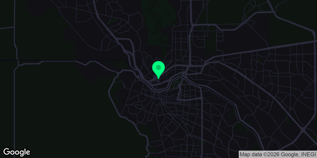 Map of El Paso, Texas