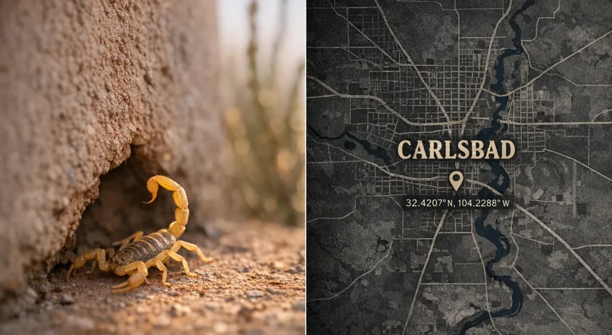Alacranes en Carlsbad, Nuevo México: lo que debes saber