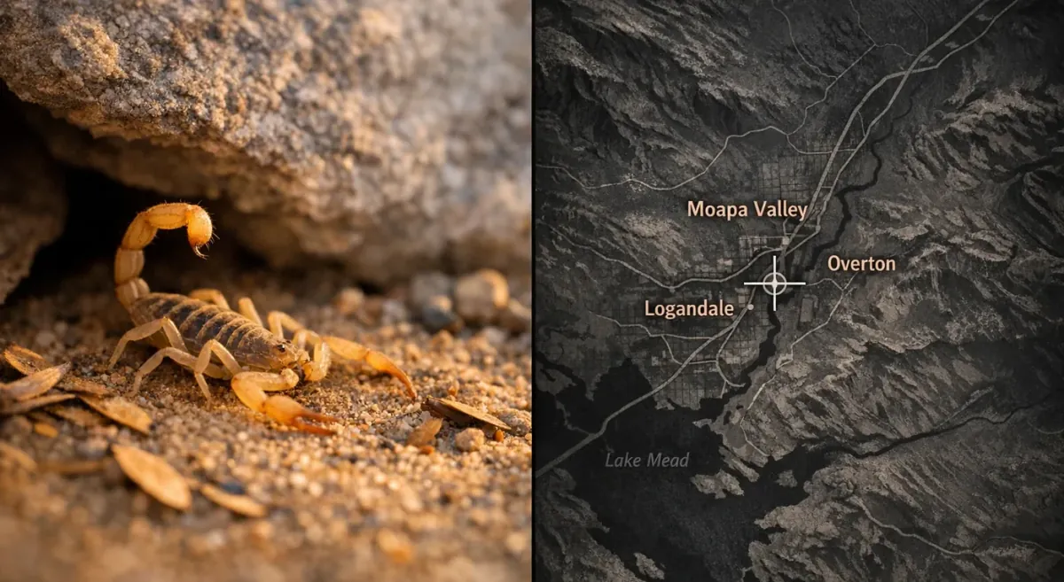 Scorpions in Moapa Valley Nevada: Season & Control