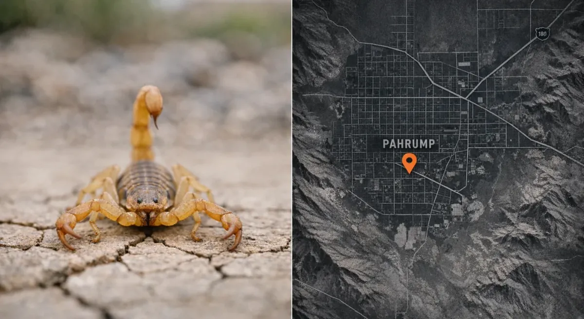 Alacranes en Pahrump, Nevada: Temporada y seguridad